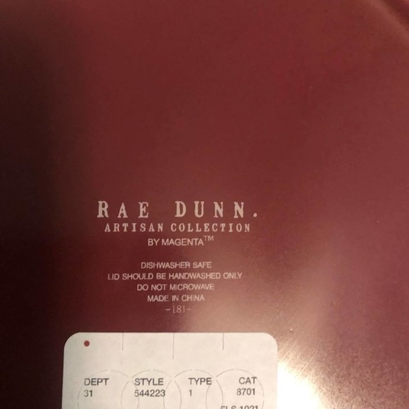 RAE DUNN Fall Y'all Pink Canister With Lid - Picture 5 of 5